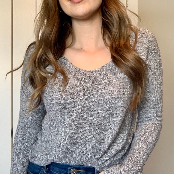 Twik Grey Knit Sweater - Picture 2 of 8